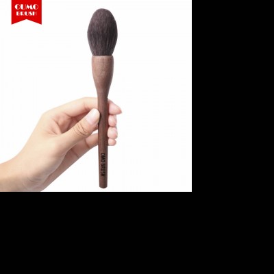 Oumo Brush-black Walnut Wood Handle Flame Blush Loose Powder Brush Mountain Wool Makeup Brush Single